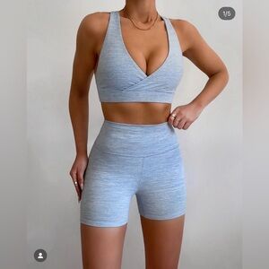 CSB Marl Grey workout set size SMALL